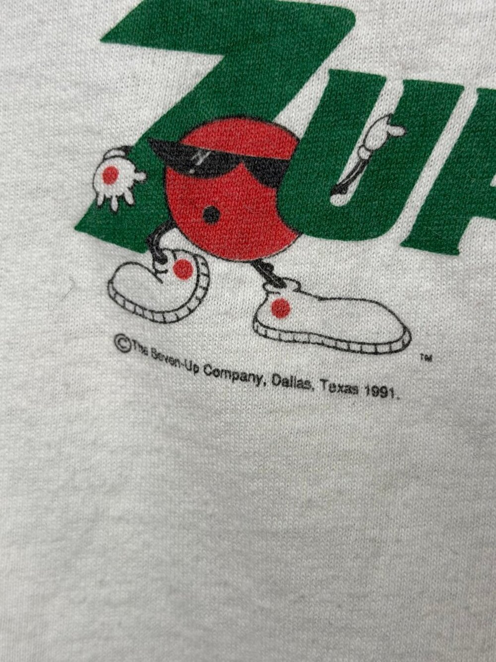 Vintage 1991 7-Up Cool Spot T-Shirt XL